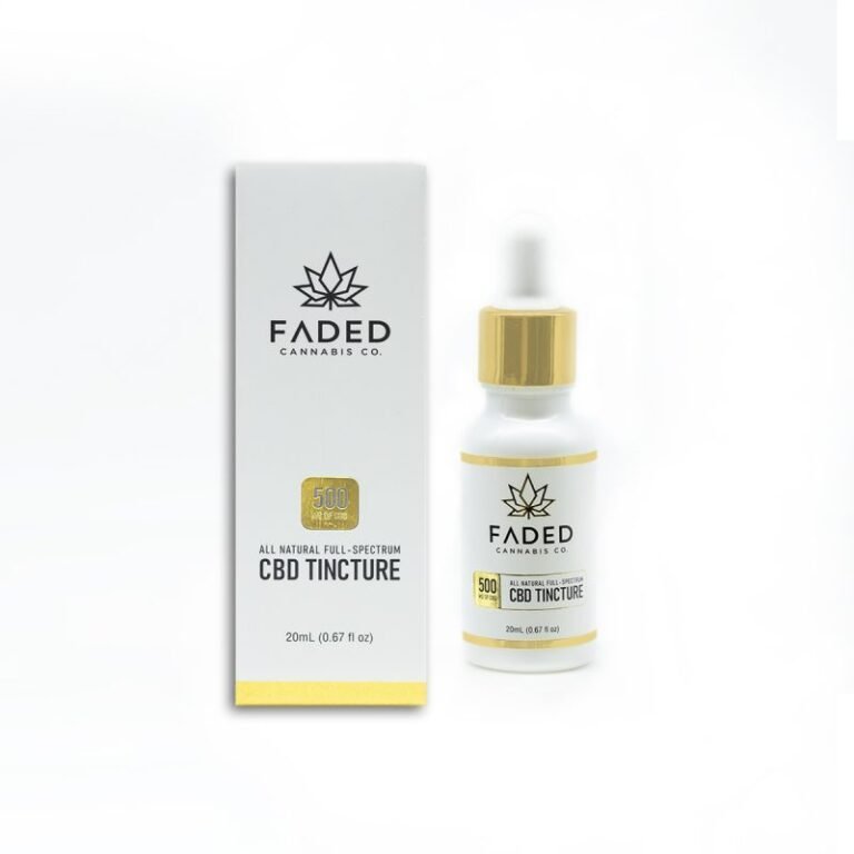 Faded Cannabis Co 500mg CBD Tinctures