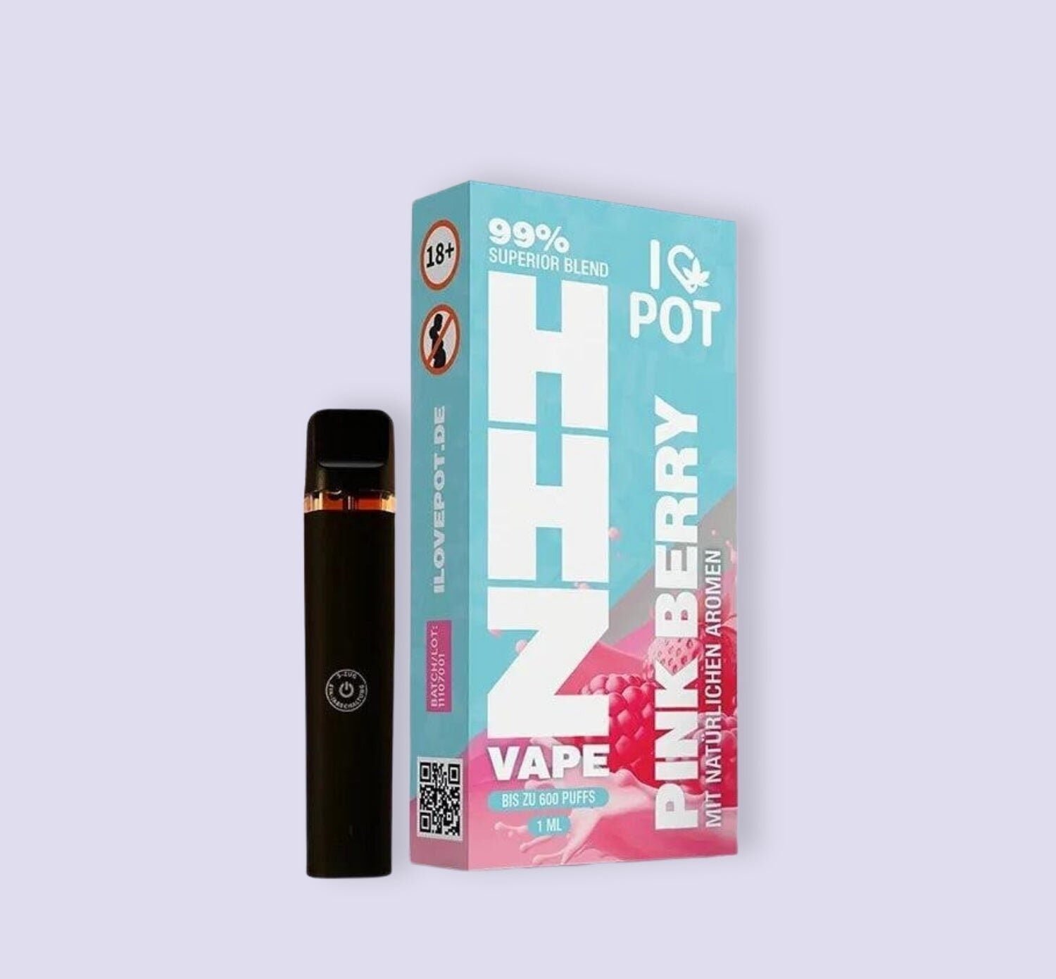 Buy HHZ Vape Pen 95% – Pink Berry