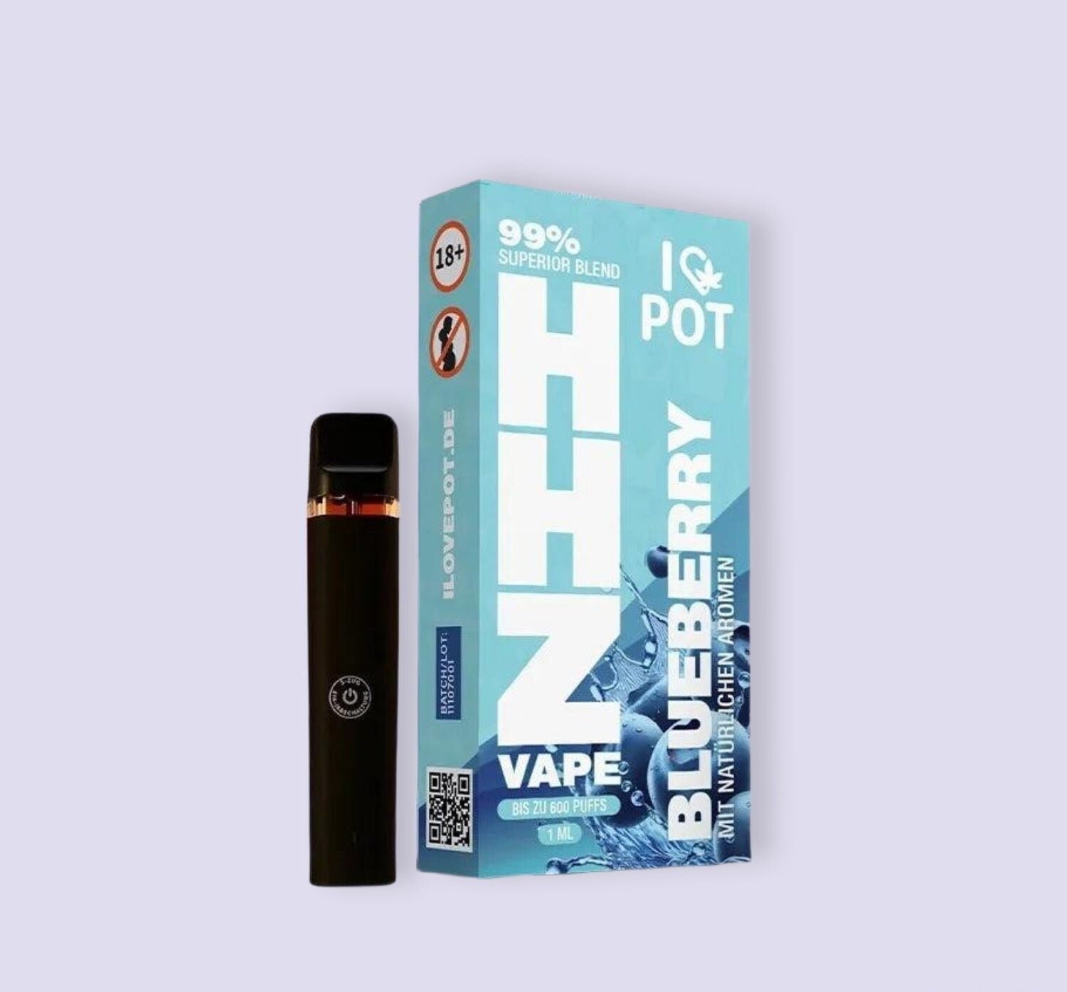 HHZ Vape Pen 95% – Blueberry