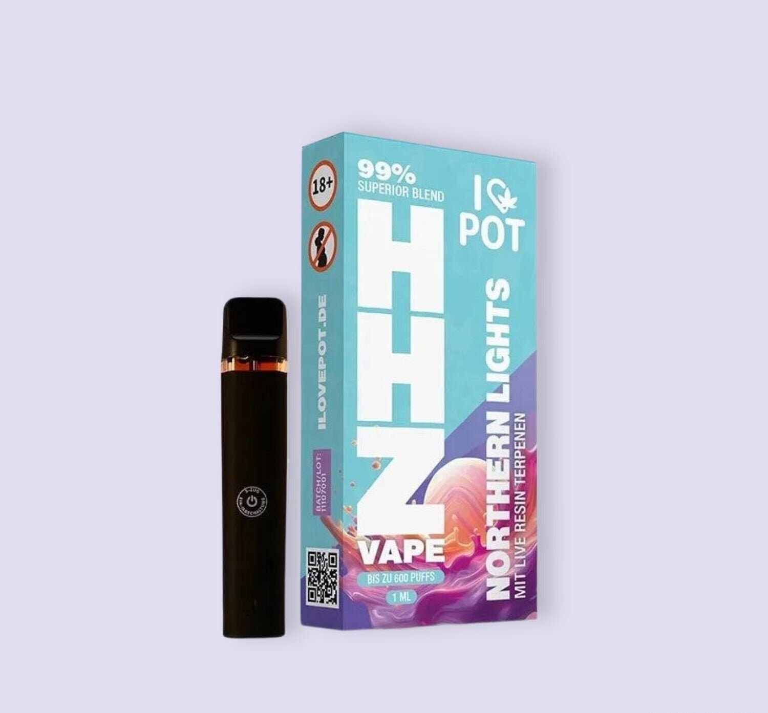 HHZ Vape Pen 95% – Northern Lights