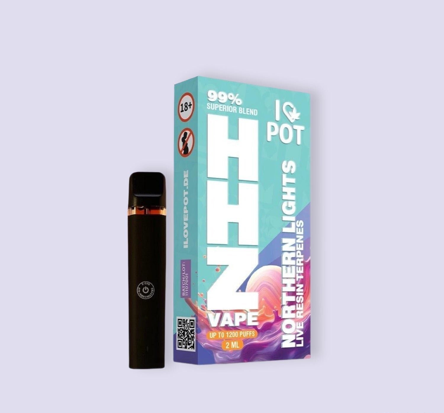 HHZ Vape Pen 95% – Northern Lights 2ml