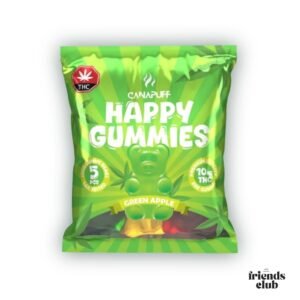 THC Flavored Gummies Green Apple (5 pcs)