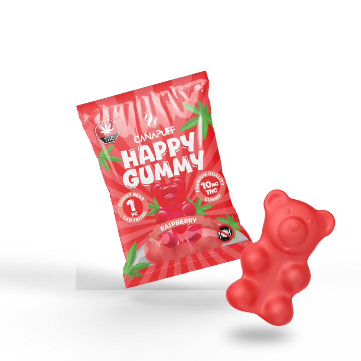Raspberry THC Gummy Bears